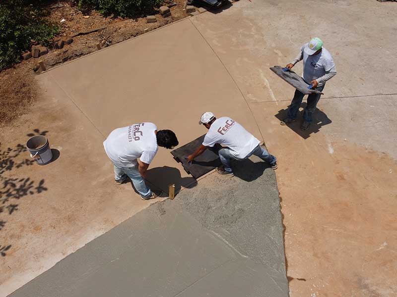redidential concrete services 